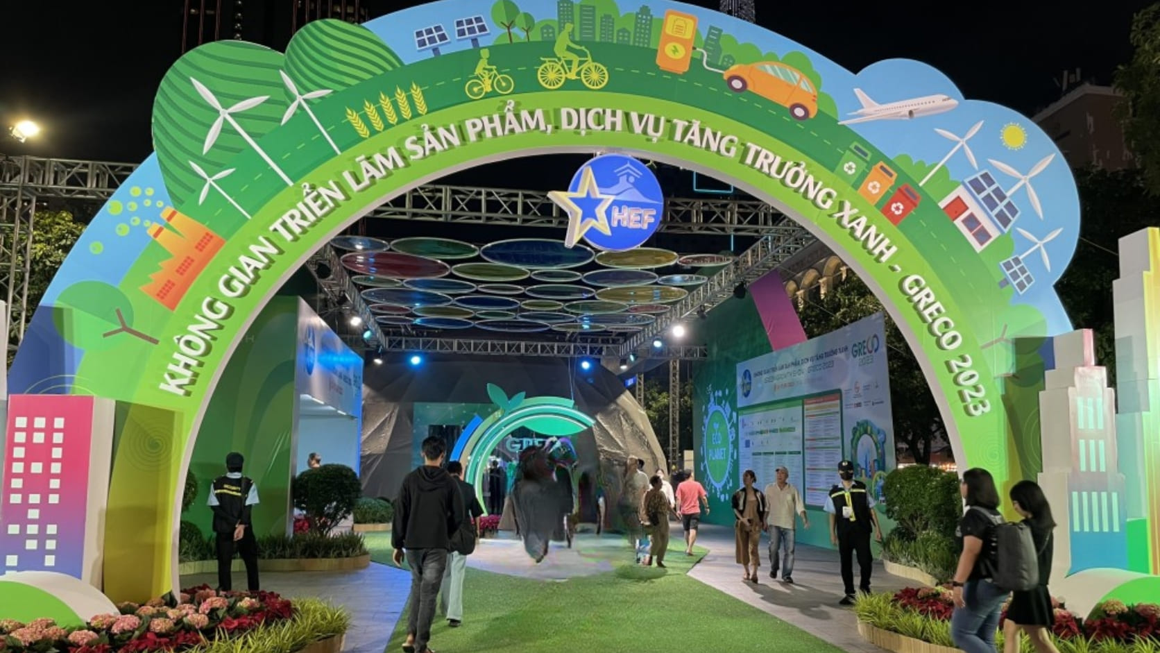Melody Productionworx thi công gian hàng triển lãm cho sự kiện tăng trưởng xanh